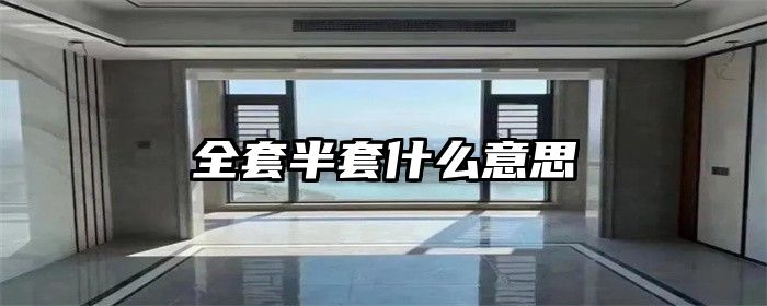 全套半套什么意思
